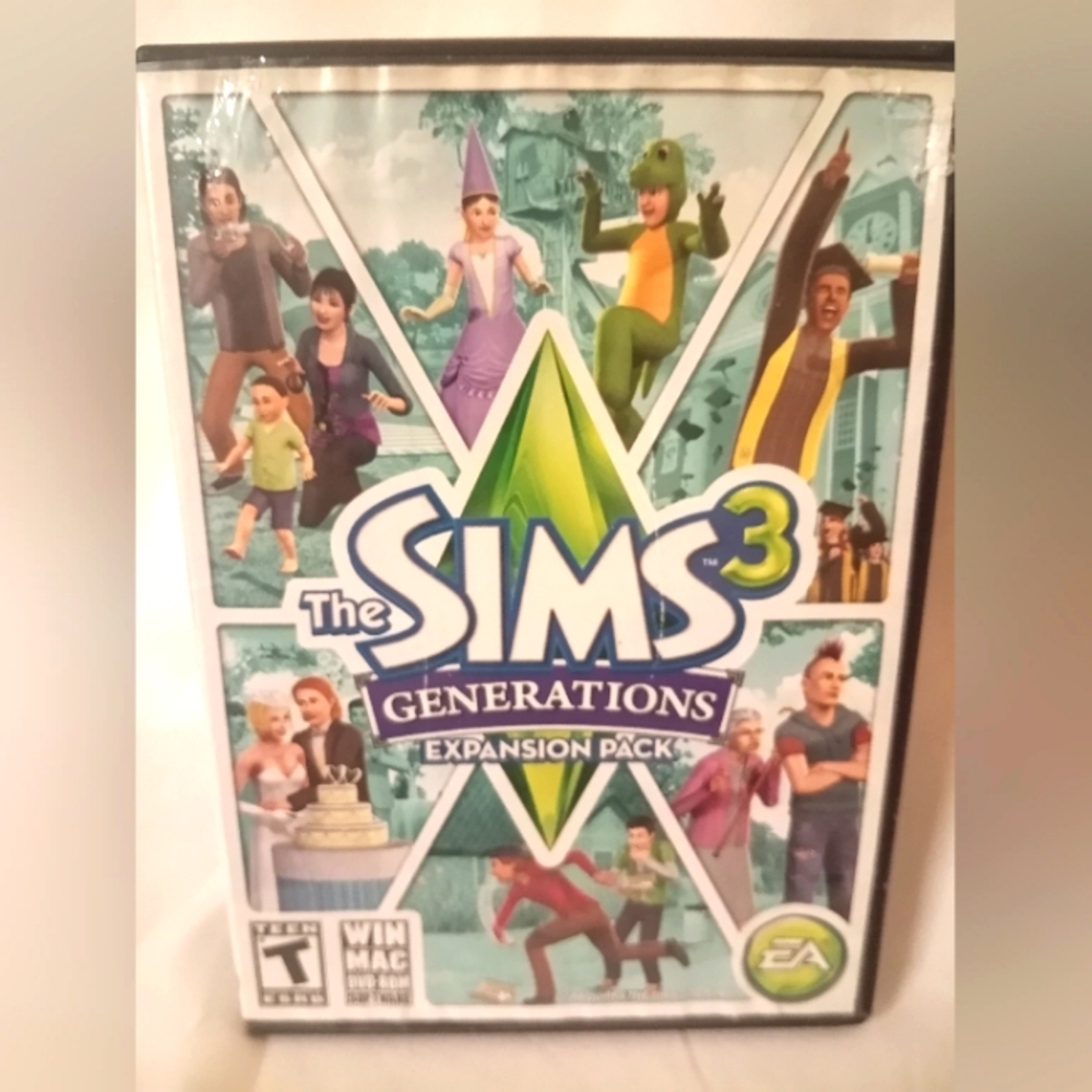 The Sims3 Generations Expansion pack Mac DVD-Rom